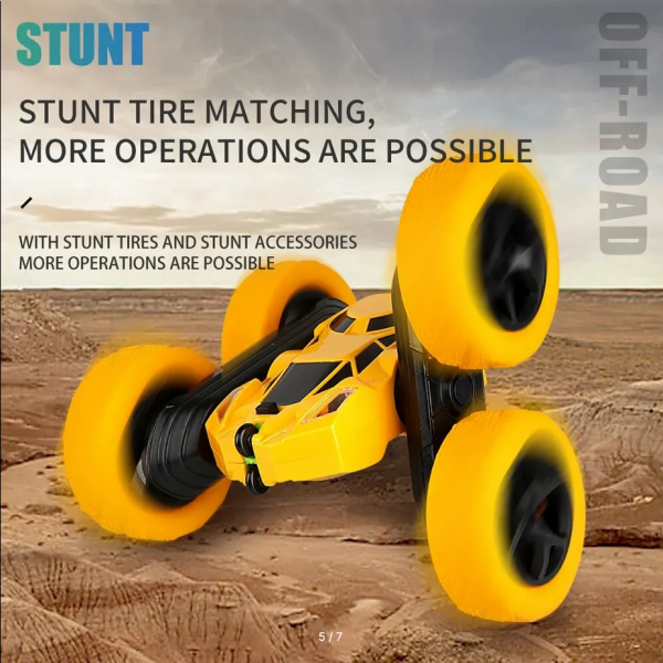 Children's stunt car with remote control, 2.4 GHz, 360 degrees